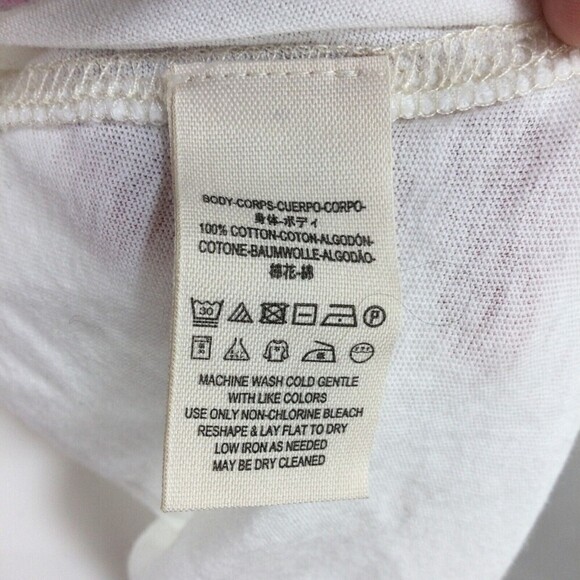 We the Free Free People Cotton Taurus Cold Shoulder Split Back Shirt Top White S - Picture 10 of 10